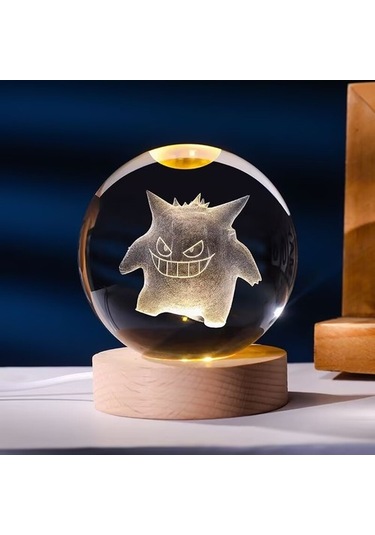 Metabagua De Beers Pokemon Crystal Ball 3d Pikachu Gengar Mewtwo Lamba Tabanı Pokeball Kristal Pokemon Gl Ball Figür Gece Lambası Noel Hediyesi T9uorh Bej