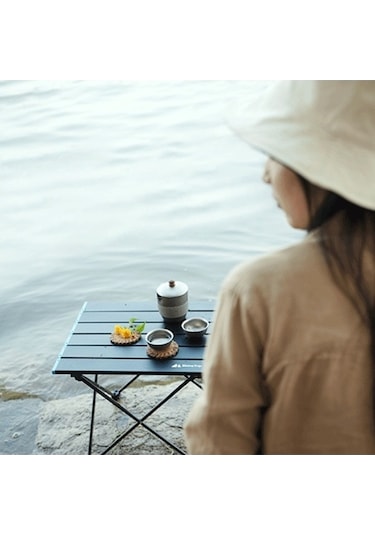 Bloomnest Yarısı Siyah, Renkli Katlanır Masa - Jq Çok Renkli, Alüminyum Açık Çok Renkli