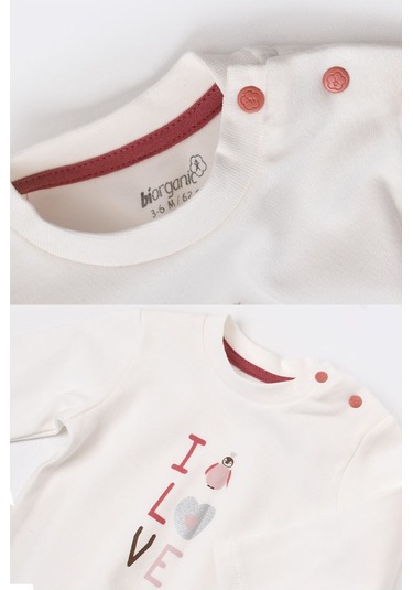 Biorganic Little Love 3'lü Takım Pembe Çok Renkli