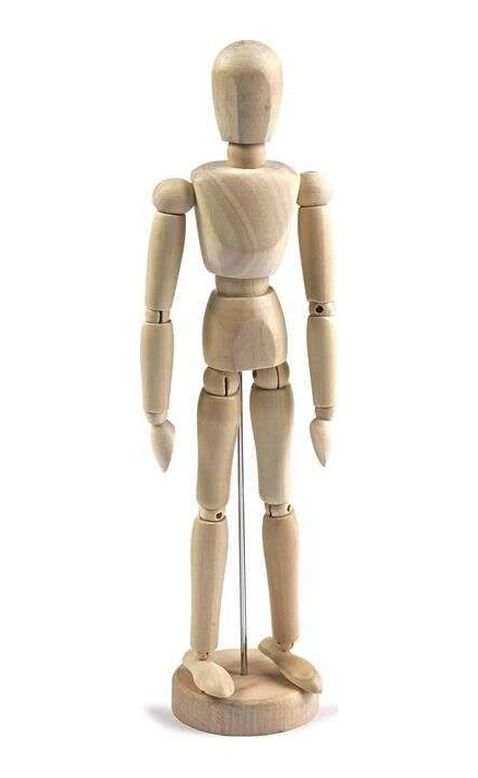 Lutart Ahşap Model Manken 20 Cm