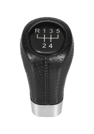 Ulzyvf Bmw 1 Seri E81 E82 E87 E88 5 Vites Siyah Deri Vites Topuzu - Dayanıklı Konfor Siyah