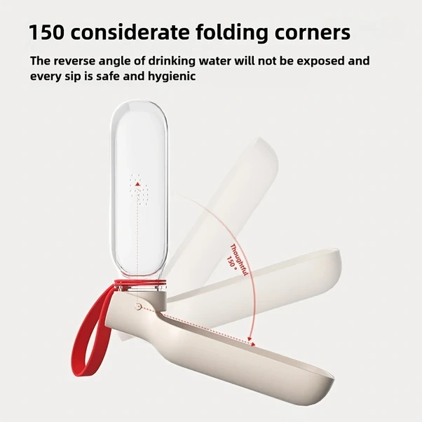 Elmpaly Vealınd Taşınabilir Köpek Kedi Su Kabı Sızdırmaz Kapak Büyük Kapasite Yeşil Beyaz