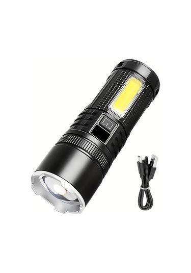 Xuweiwei 1 Bilgisayar Yeni 2025 Modeli 5200mah Bataryalı Cob Yan Işık Dahili Yüksek Parlaklık Uzun Süreli Çalışma Wl-25 Uzun Menzilli Lamba Altın