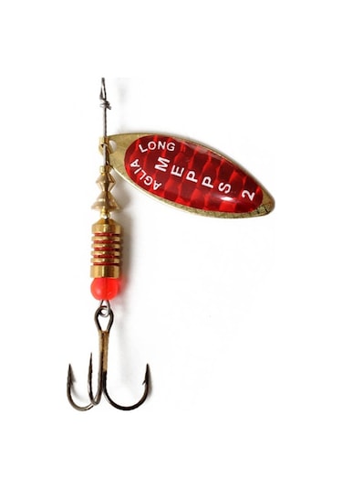 Mepps Aglia Long Redbo Altın-kırmızı Söğüt No:3