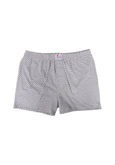 Erkek 6'lı Karışık Desenli Düğmeli Rahat Boxer Şort