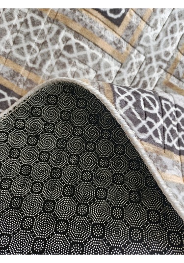 Venüs Kahverengi Yıkanabilir Kaymaz Taban Dört Mevsimlik Salon Banyo Balkon Genç Odası Kesme Halı