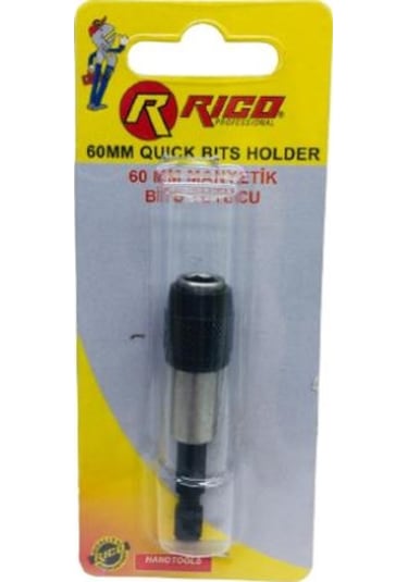 Rico RC2007 Manyetik Uzatma Adaptörü Bits Uç Tutucu 60Mm