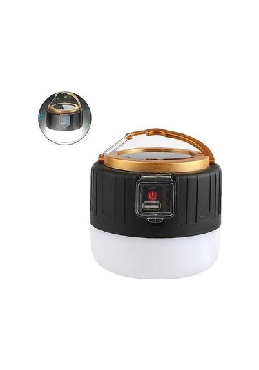 Bloomnest Yüksek Güçlü Güneş Enerjili Kamp Feneri, Uzaktan Kumandalı, 3 Modlu, Çadır Işıkları, Acil Durum Feneri, Güç Bankası, Kamp Seyahati İçin Siyah