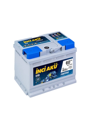 12v 60 Amper 560a En İnci Akü Efb Start Stop Akü