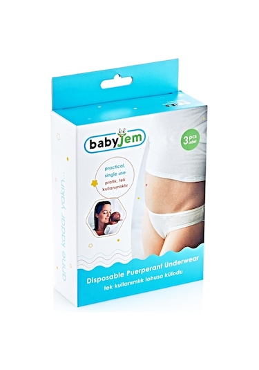 Babyjem Atılabilir Lohusa Kulodu 3Lü