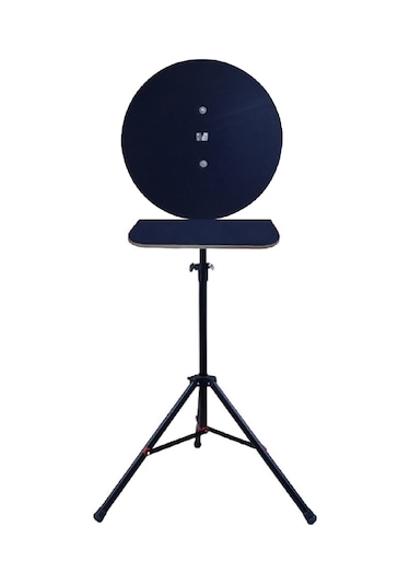 Raf Düzenekli Tripod Ayaklı Dart Arkalık Stand Seti Lacivert
