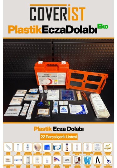 İş Yeri İlk Yardım Çantası Ecza Dolabı Acil Müdahale Seti - Eko Paket