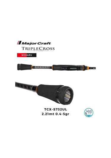 Major Craft Triple Cross Tcx-s732ul Mebaru Solid 2.21mt 0.4-5gr 2p Lrf Kamış