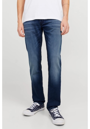 Jack & Jones Jjimike Jjfox İ.k. Ge 424 Erkek Jean 12269601 Mavi