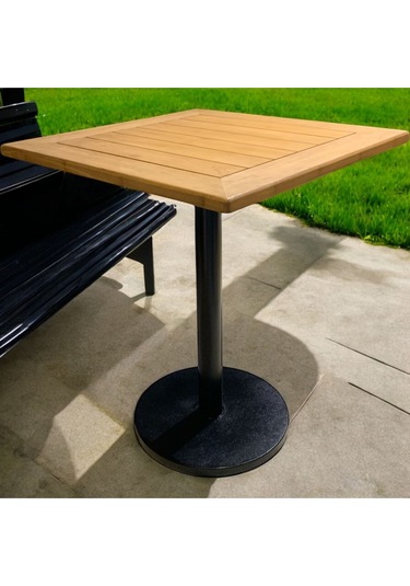 Cafe Masa Bambu Ahşap Yemek Masası Bambu