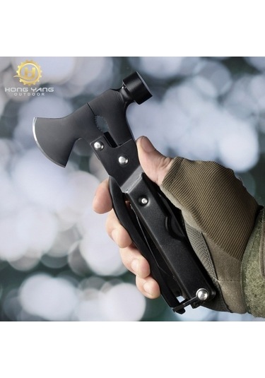 Pazly Ve Tcherchi Paslanmaz Kamp Fonksiyonlu Çelik Çekiç Baltası 18 Wb