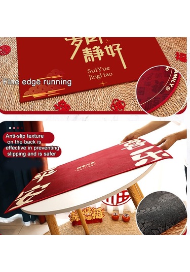 Sones 40x60cm Şenlikli Giriş Kapı Paspasları Yeni Ev Düzeni Zemin Paspasları Huzur Ve Sevinç