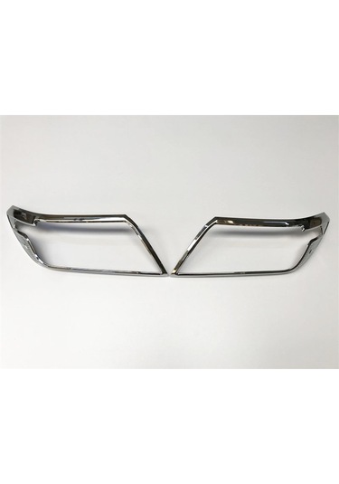 Nissan Navara 2015 Sonrası Far Çerçevesi Nikelaj 2 Parça Uy96