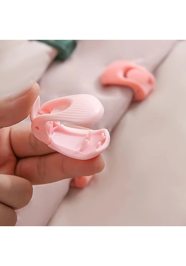 Willowhaven Pembe 6lı Yatak Pike Klipsi Kaymaz Tutucu Ve Ayarlanabilir