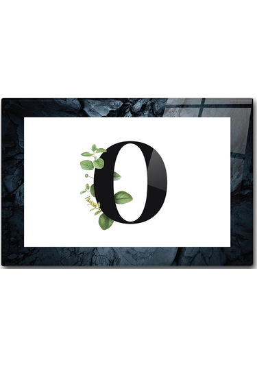 Decorita Cam Kesme Tahtası - Cam Kesme Tablası Harfli Tasarım O 20 CM x 30 CM