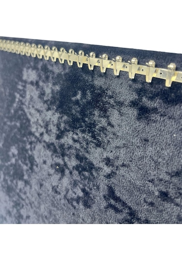 Metal Malzeme Gümüş Renk Bir Metre 92 Kancalı Tesbih&takı Sergileme Askısı