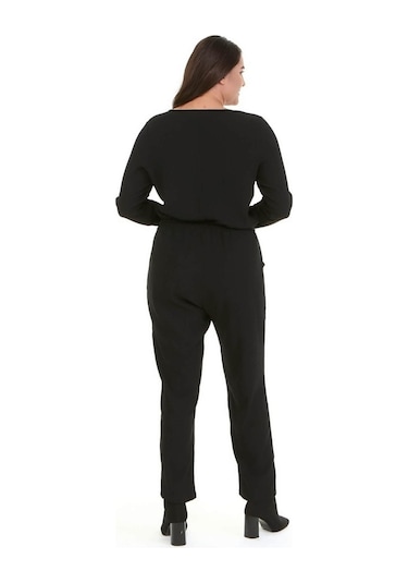 Myline Kadın Anvelop Tulum 77127 Siyah