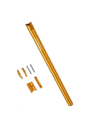 Dancemonkey Hafif Katlanır Bisiklet Sele Direği - 580mm, 31.8mm Çap, 80kg Altın Renk Altın