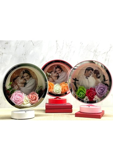 Kişiye Özel Fotoğraf Alanlı Ledli Çerceve Alk4449