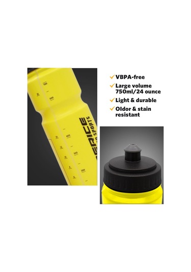 Suntek Spor Su Şişesi Taşınabilir Tekrar Sarı Sarı