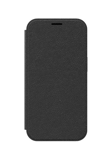 İphone 17 Pro Max Uyumlu Kılıf M-safe Şarjlı Raptic Air Folio Şeffaf Kartlıklı Kapaklı Kılıf Siyah