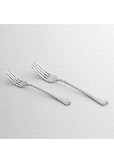 Nehir Fulya Sade 12 Kişilik 60 Parça Çatal Kaşık Takımı Gümüş