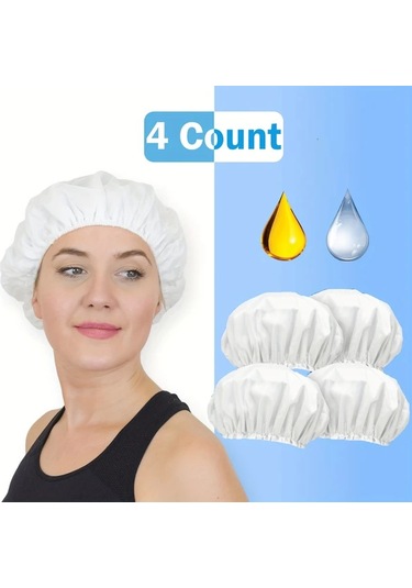 Willowhaven 4 Adet Rensiz Duş Bone Şampuan: Su Kullanmadan Pratik Saç Yıkama Sistemi Makine Yapım Diğer