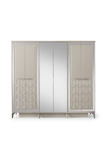 Dresden %100 Mdf Kumbeji Yatak Odası Traversli