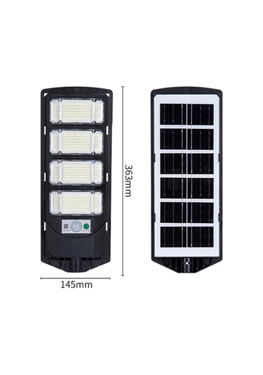 Güneş Duvar Lambası Dış Mekan Su Geçirmez Gövde 192 Boncuk