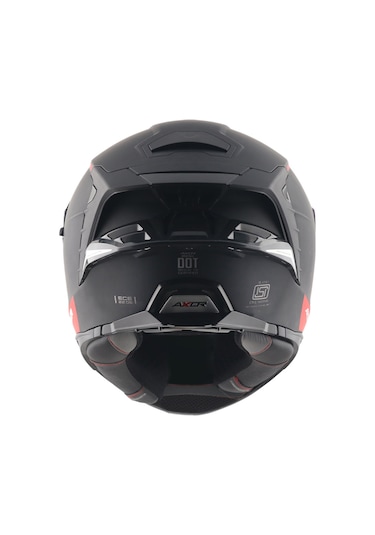 Axor Brutale Sc Dual Spoiler Motosiklet Kaskı Siyah Mat