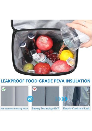 Suntek Sırt Çantası Soğutucu Benzersiz Taşınabilir Erkekler Siyah