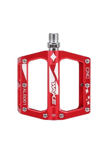 Reedark Wake Bisiklet Pedalları Pd-02 Kırmızı: 6061 Alüminyum, 2 Du Rolman, Kaymazsız Tırnaklı, Hafif Ve Dayanıklı Platform