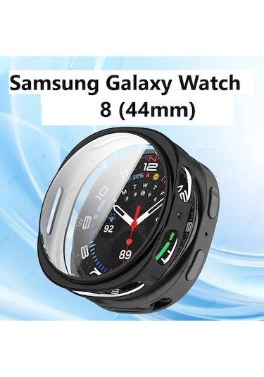 Samsung Galaxy Watch 8 44mm Uyumlu 360 Full Koruma Silikon Kılıf