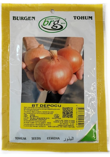 Bt Depocu İri Sarı Soğan Tohumu 10 GR