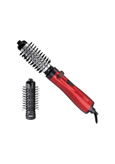 Cvs DN 7310 Döner Başlıklı Fön Fırçası Kırmızı