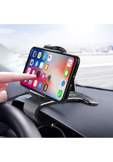 Butu Araba Dashboard Braketi Telefon Tutucu 360 Derece Döndürme İle Geçici Park Çağrı Numarası Plakası