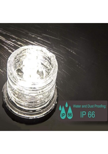 Suntek Led Navigasyon Işığı 2nm Görünürlük 12-24v Yat Seyir Lambası Siyah