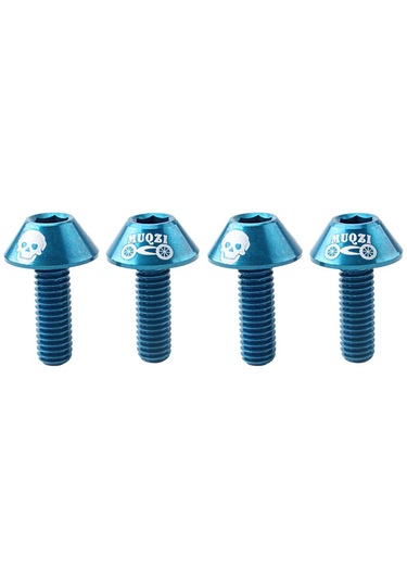 Suntek 4x Hafif Alüminyum Alaşımlı Bisiklet Su Şişesi Mavi Mavi