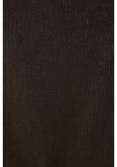 Sateen Glow Elbise - Kahve-137452