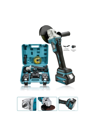 Assur Şarjlı Tuşlu Model Taşlama Makinesi