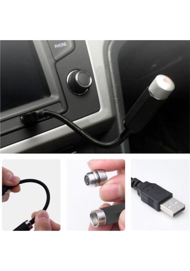 Araç Içi Usb Tavan Led Aydınlatma Disko Işık Star Light