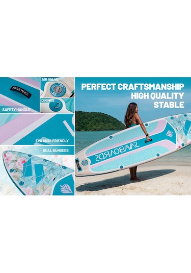 Aqua Harmony 11 Geniş Ve Dengeli Şişme Paddle Board 335x86x15 Cm Sup Seti
