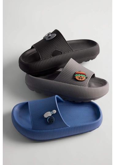 Defacto Erkek Çocuk Aplike Tırtıklı Taban Cırt Cırtlı Eva Sandalet C2774a825spnv42 Lacivert Defacto Erkek Çocuk Aplike Tırtıklı Taban Cırt Cırtlı Eva Sandalet C2774a825spnv42 Lacivert