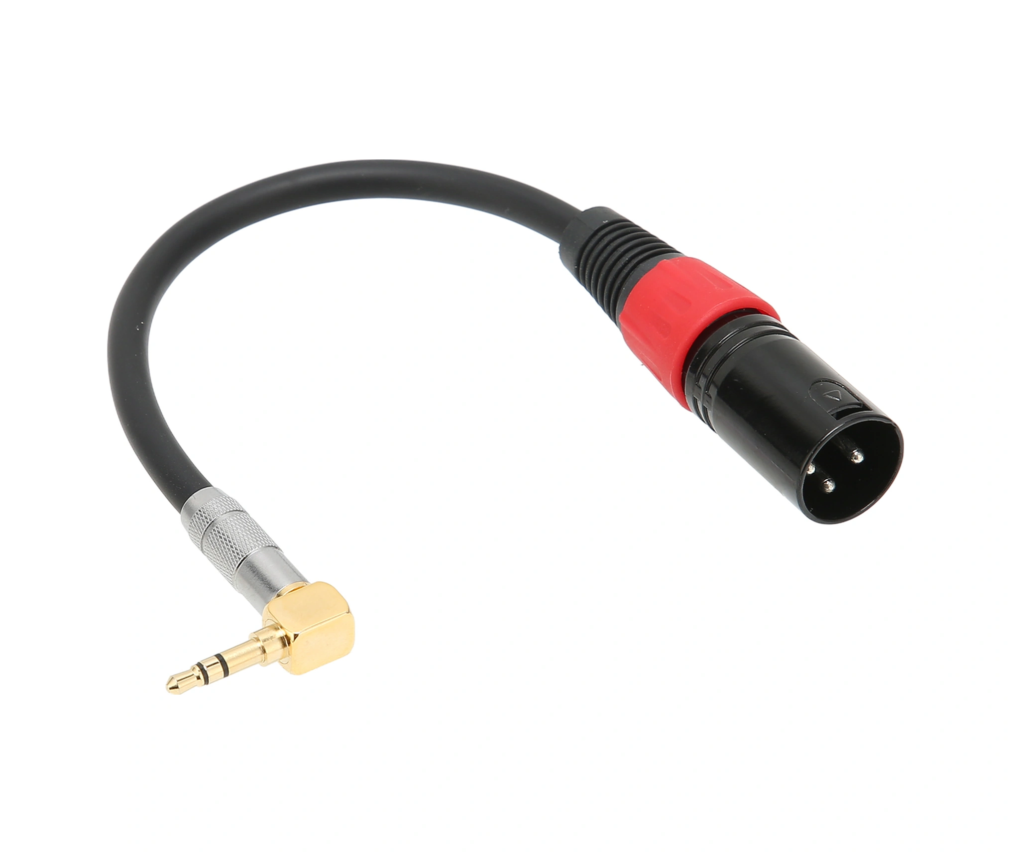 Shineyee 1m Pvc Metal 24k Altın Kaplama L Şekilli Gürültü Azaltıcı Trs-erkek Xlr-erkek Ses Kablosu Bilgisayar/mp3/dvd/tv/radyo Uyumlu