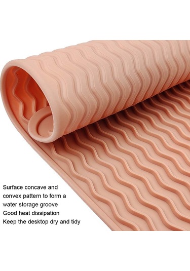 Sones Tpr Kalınlaştırılmış Termal Ped Dalga Desenli Drenaj Kaymaz Mat Haki